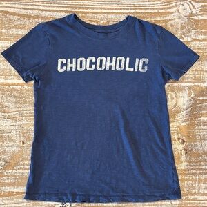 J. Crew Blue Chocoholic T-Shirt